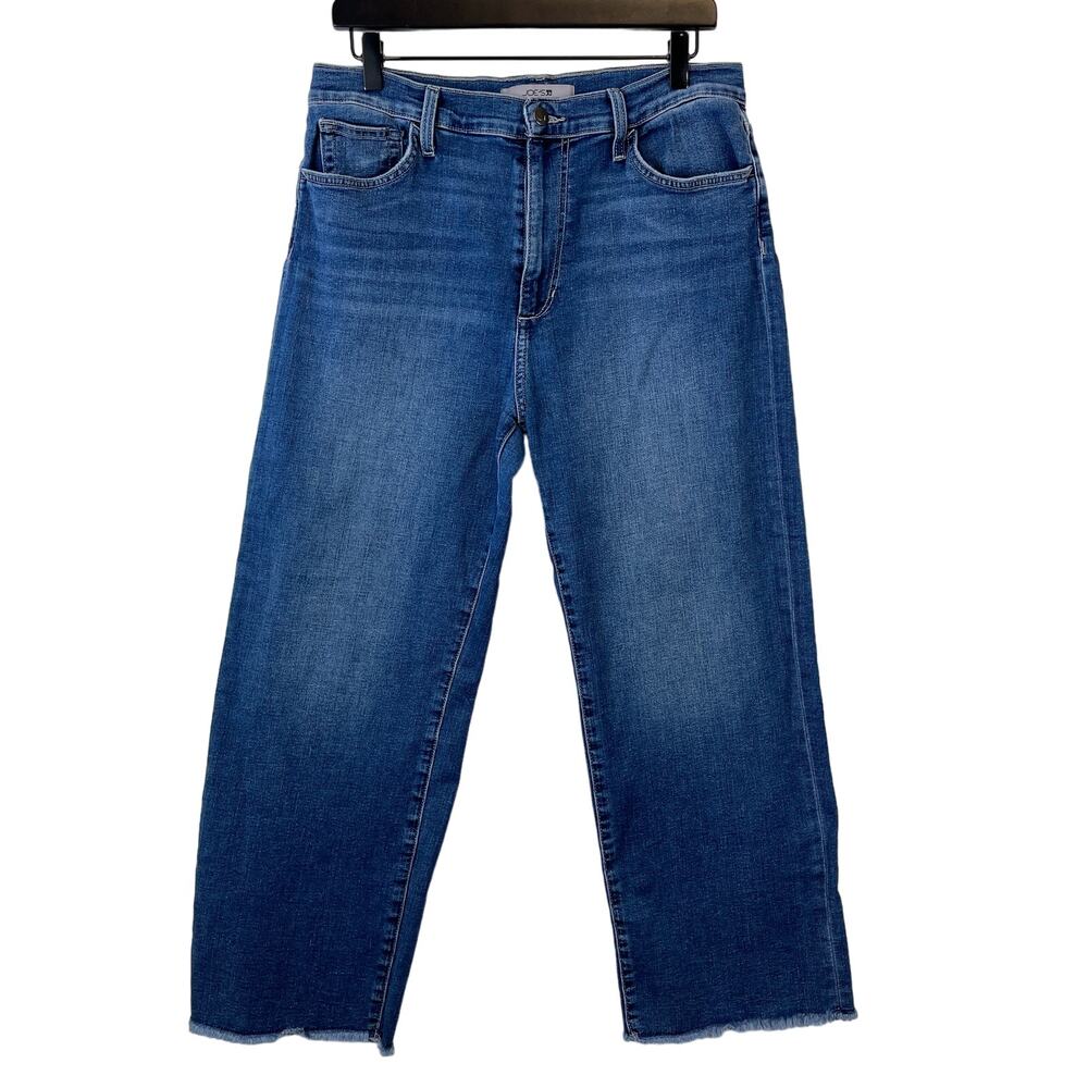 Joe’s Jeans Womens Size 31 High Rise Freda Straight Leg Jeans Stretch Blue 25”